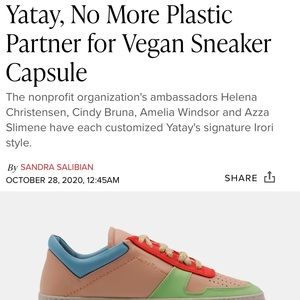 Yatai Vegan sneaker recycle ♻️ cool…. Let’s protect our planet 💚💚💚💚